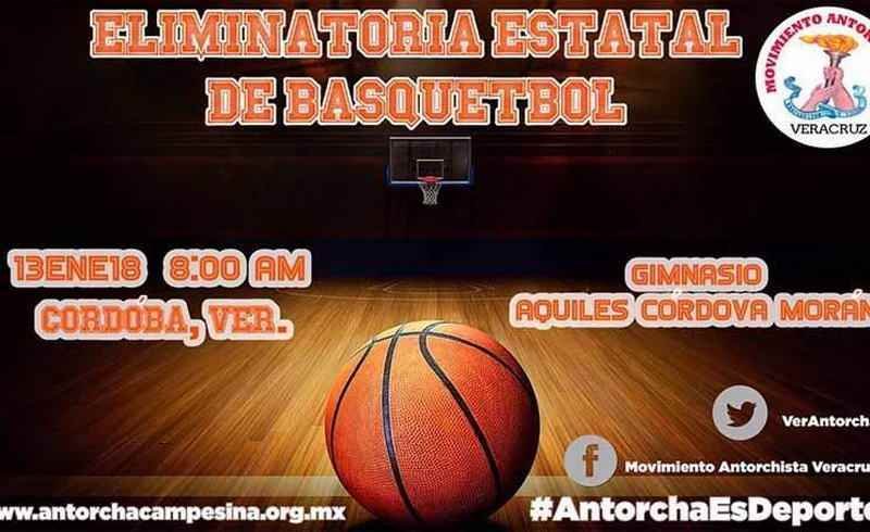 Anuncia Antorcha Eliminatoria Estatal De Baloncesto