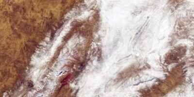 Captan Desde El Espacio La Nevada En Desierto Del Sahara