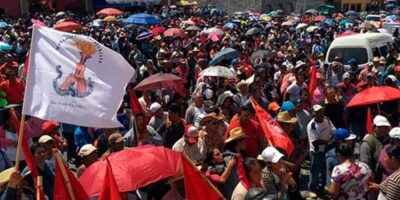 Marchara Antorcha En Puebla Durante El Informe De Gali