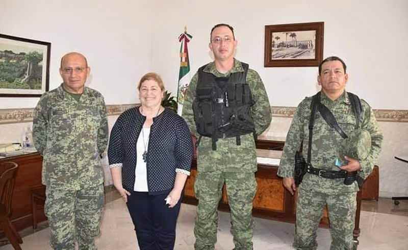 Supervisa Alcaldesa Instalaciones De Policia Militar