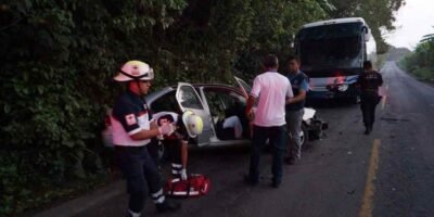 Dos Heridos Deja Choque En Carretera De Tlapacoyan