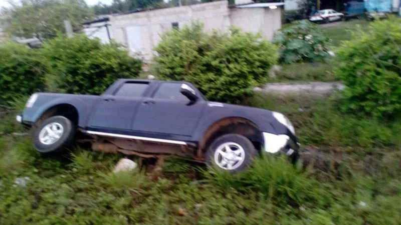 Vuelca Camioneta Tripulantes Salen Ilesos 3