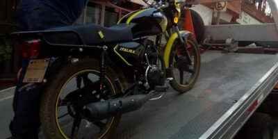 detenido en cuitlahuac con arma y motocicleta robada