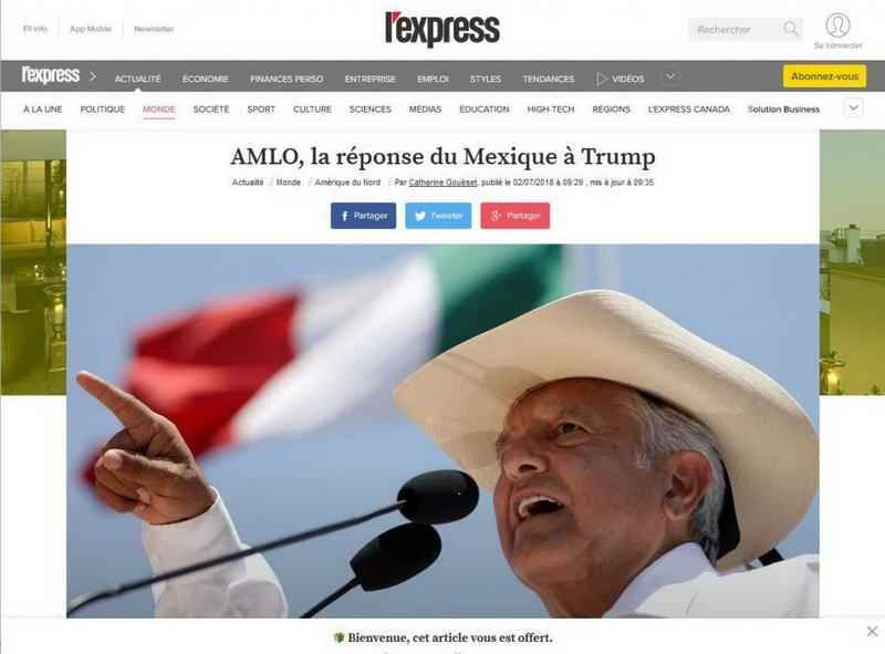 Las elecciones mexicanas del 2018 y los medios de comunicación franceses
