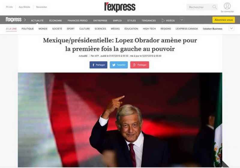 Las elecciones mexicanas del 2018 y los medios de comunicación franceses
