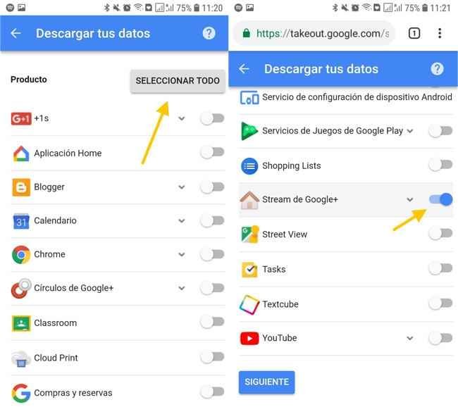 Google+ cerrará en 10 meses: así puedes bajar tus datos en Android