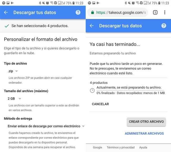 Google+ cerrará en 10 meses: así puedes bajar tus datos en Android