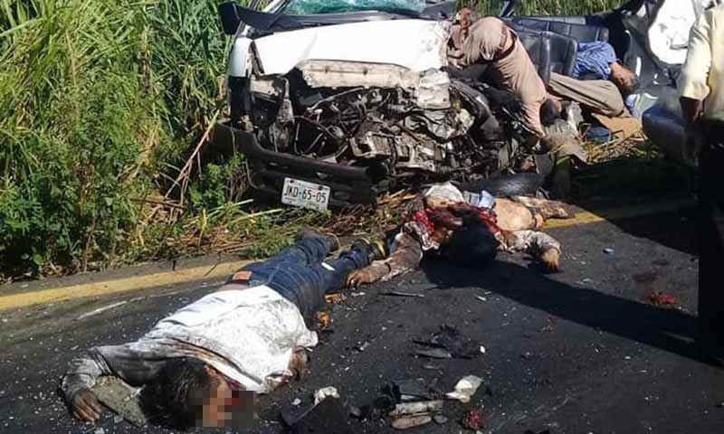 Accidente deja 7 muertos y varios lesionados en la carretera Coatzacoalcos Minatitlán Las Matas