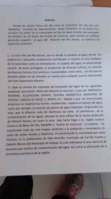 Unidad de riego deja sin agua a El Potrero como regalo de Noche Buena