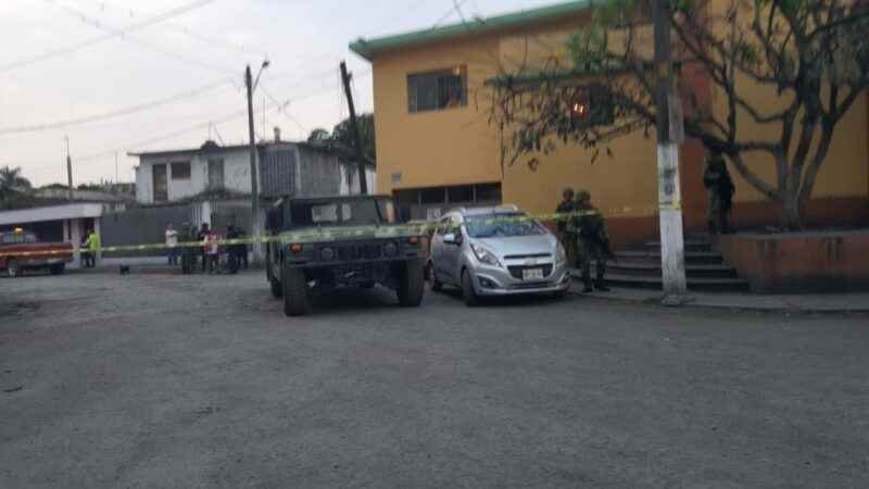 Balacera en Potrero Nuevo: un muerto y mujer herida
