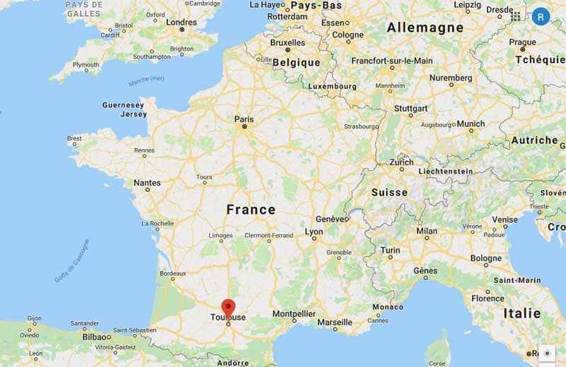 Una ciudad rosada en el sur de Francia