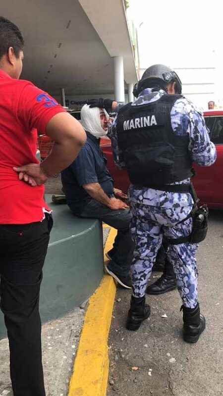 Le entierran arma punzocortante en la cara en disputa por espacio para estacionar