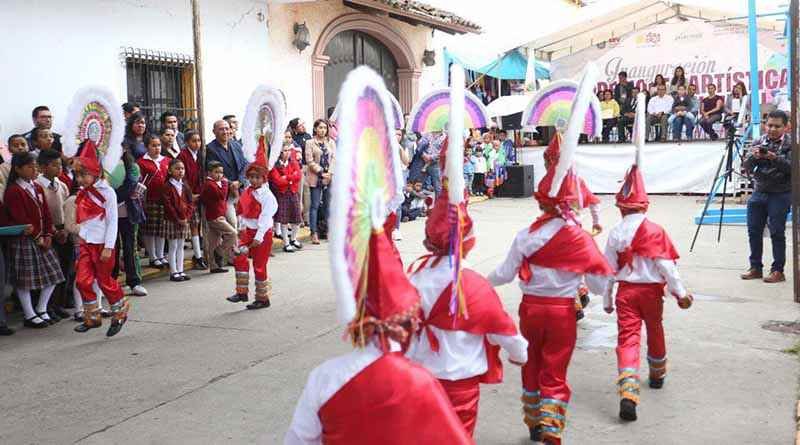 Inauguran mural pictográfico que fortalece identidad cultural en Jalacingo