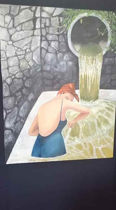 “Encontrar Refugio”, obra pictórica del xalapeño Augusto Hernández
