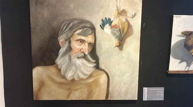 “Encontrar Refugio”, obra pictórica del xalapeño Augusto Hernández