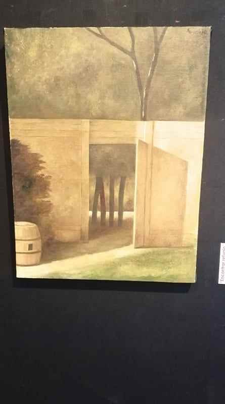 “Encontrar Refugio”, obra pictórica del xalapeño Augusto Hernández