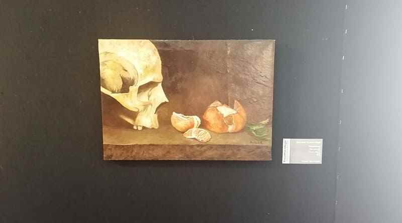 “Encontrar Refugio”, obra pictórica del xalapeño Augusto Hernández