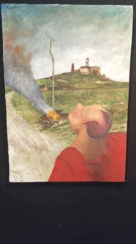 “Encontrar Refugio”, obra pictórica del xalapeño Augusto Hernández