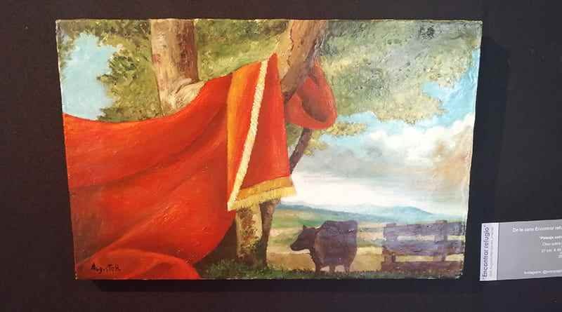 “Encontrar Refugio”, obra pictórica del xalapeño Augusto Hernández