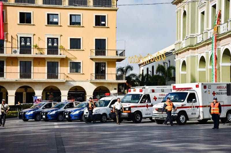 Con simulacro autoridades conmemoran Día Nacional de Protección Civil y sismos