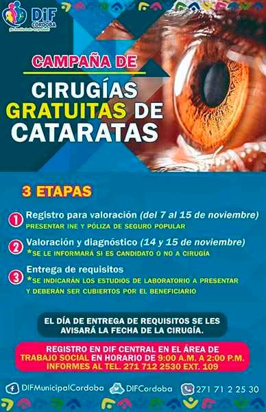 Convoca DIF a participar en Campaña de Cirugías Gratuitas de Caratas