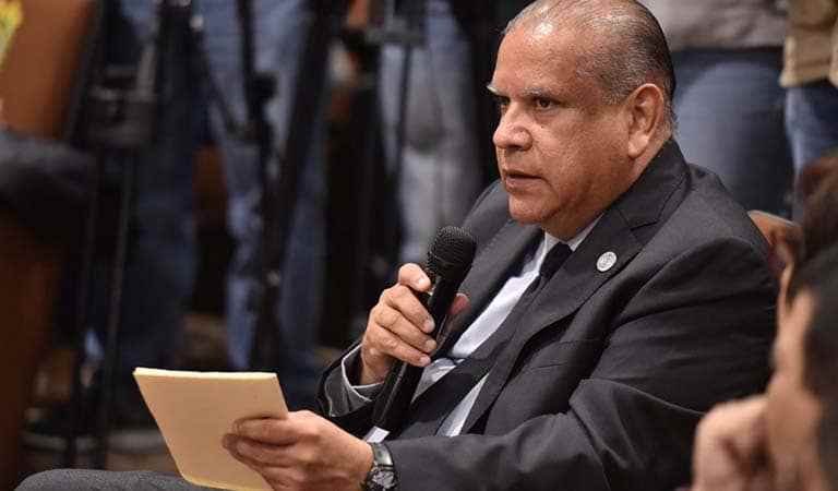 Recibe LXV Legislatura comparecencia del secretario de Gobierno, Eric Cisneros