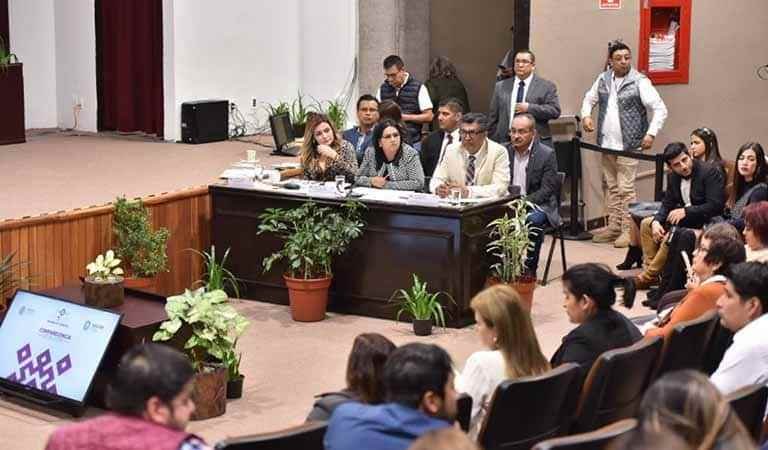 Recibe LXV Legislatura comparecencia del secretario de Gobierno, Eric Cisneros