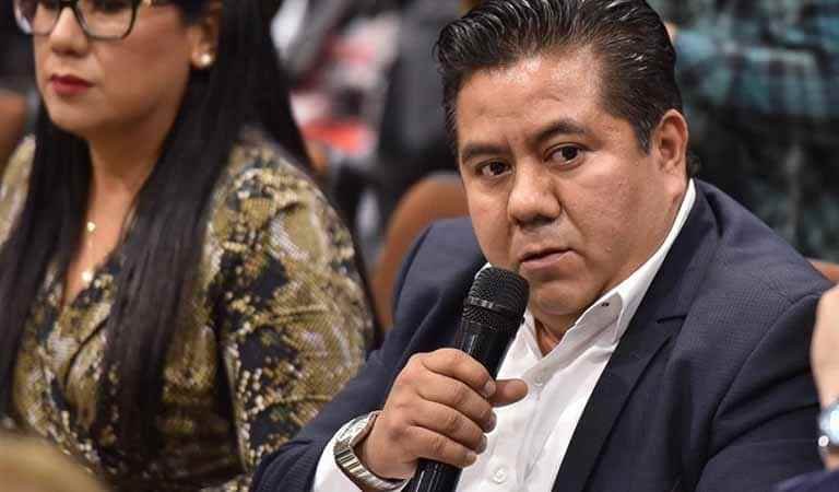 Recibe LXV Legislatura comparecencia del secretario de Gobierno, Eric Cisneros