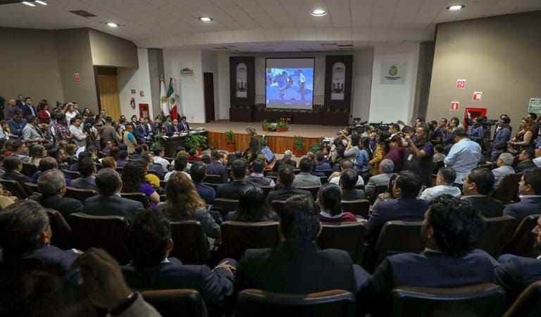 Recibe LXV Legislatura comparecencia del secretario de Gobierno, Eric Cisneros