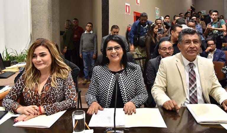 Recibe LXV Legislatura comparecencia del secretario de Gobierno, Eric Cisneros