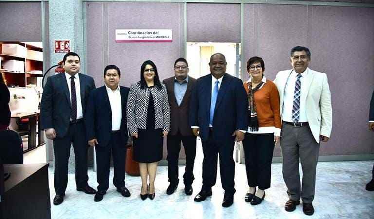 Recibe LXV Legislatura comparecencia del secretario de Gobierno, Eric Cisneros