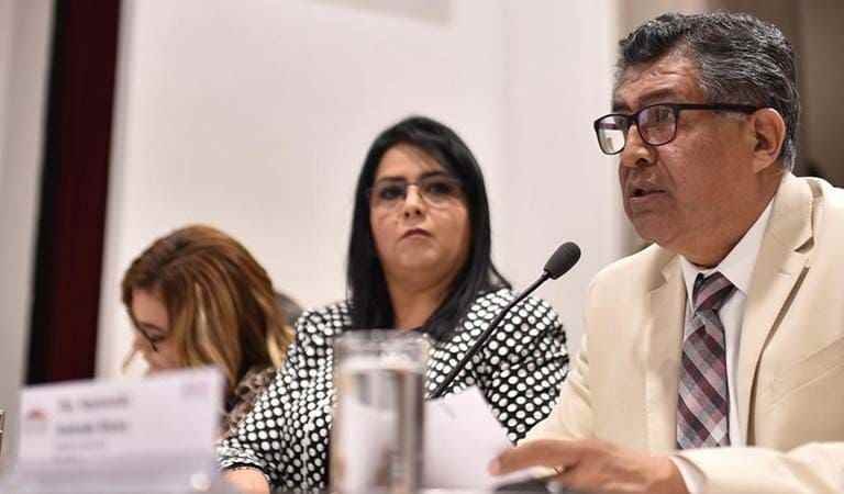 Recibe LXV Legislatura comparecencia del secretario de Gobierno, Eric Cisneros