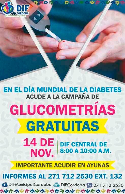 Invita DIF a Campaña de Glucometrías Gratuitas