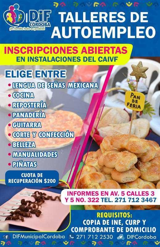 Abre DIF inscripciones a talleres de autoempleo