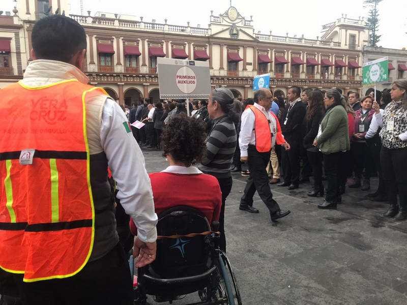 Veracruz, cuarto lugar nacional de participación en macrosimulacro: PC