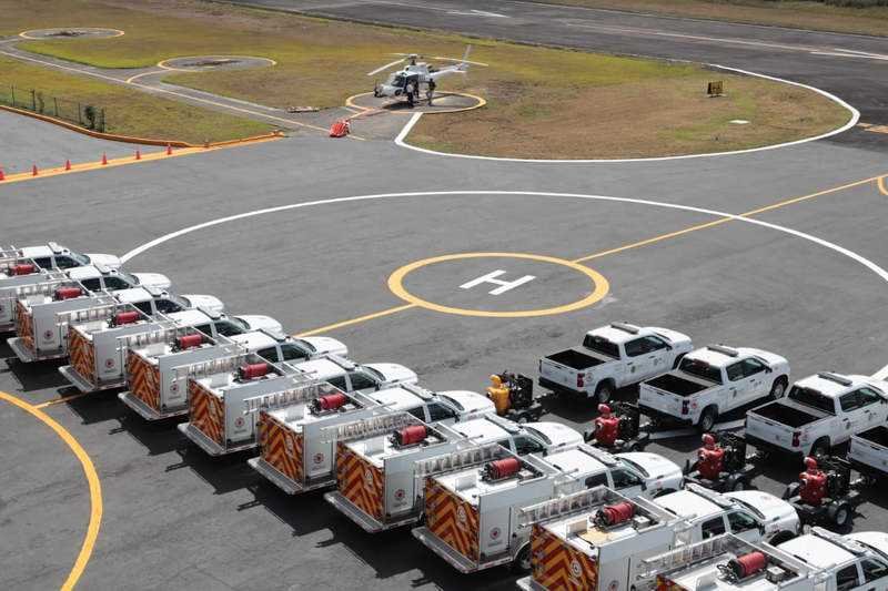 Recibe PC estatal equipo contra incendios, inundaciones y sismos