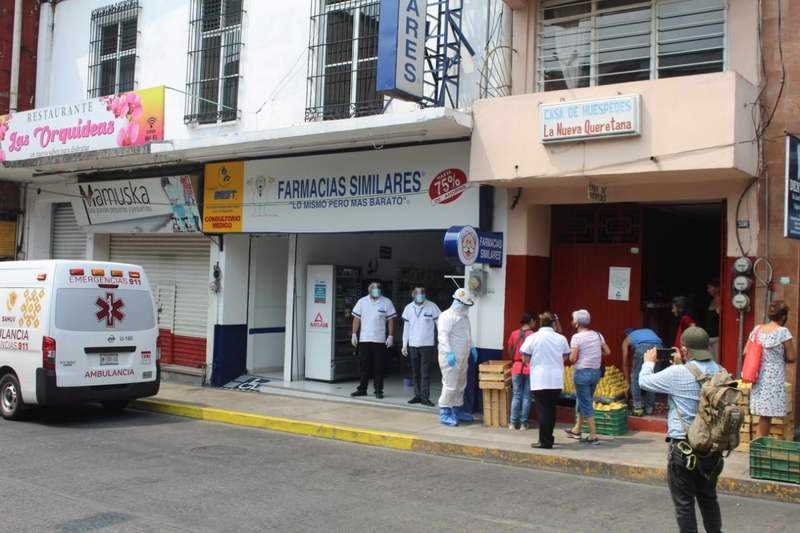 Extraen de consultorio céntrico de Córdoba a cañero contagiado con posible Covid