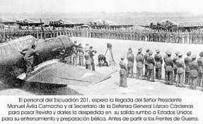 Conmemoran hoy muerte de Pilotos de la Fuerza Aérea, Escuadrón 201 en 1945