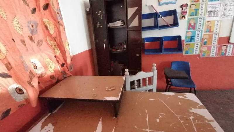 Saquean escuela primaria Francisco I. Madero de la colonia Lázaro Cárdenas