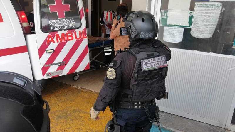 Balaceado en colonia Colorines es trasladado de urgencia a un hospital
