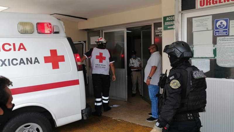 Balaceado en colonia Colorines es trasladado de urgencia a un hospital