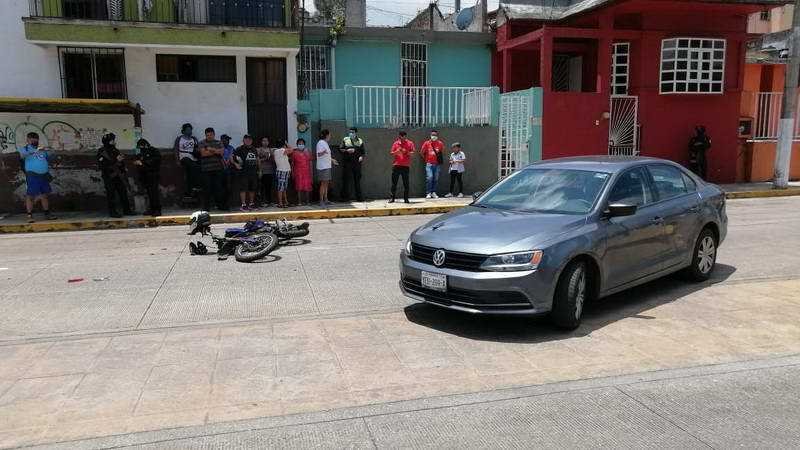 Se estampa motociclista en el bulevar San Francisco de San Román
