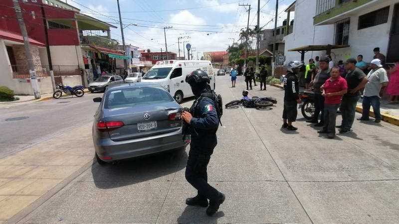 Se estampa motociclista en el bulevar San Francisco de San Román