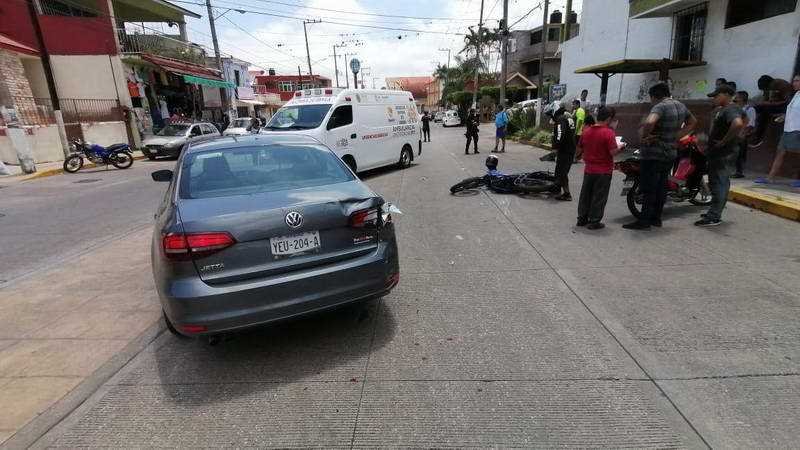 Se estampa motociclista en el bulevar San Francisco de San Román
