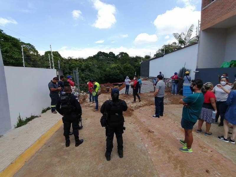 Dos heridos en derrumbe en obra de construcción