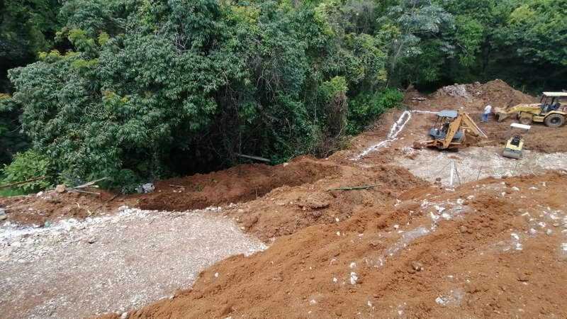 Dos heridos en derrumbe en obra de construcción
