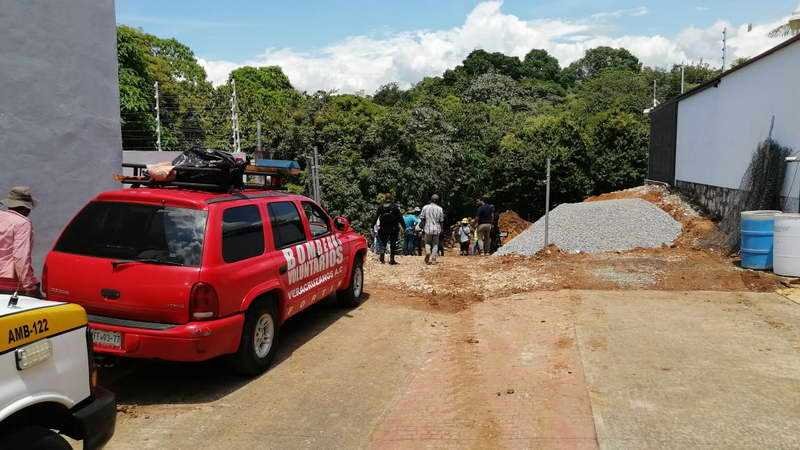 Dos heridos en derrumbe en obra de construcción