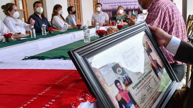 Estrechan lazos de fraternidad Córdoba e Iguala rumbo al bicentenario de la Consumación de la Independencia de México