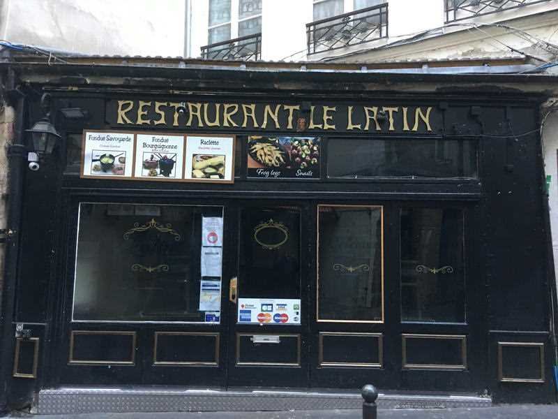 El barrio latino de París