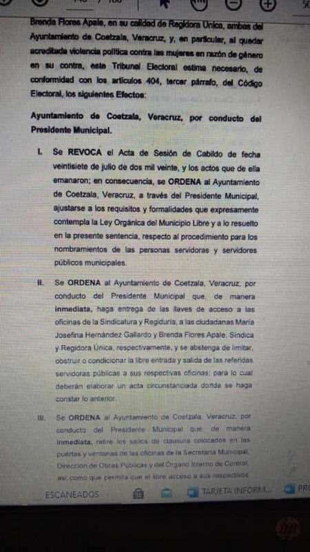 Presidente municipal de Coetzala amenaza a síndica y regidora